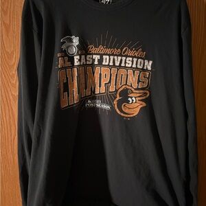 Baltimore Orioles Black Long Sleeve Shirt